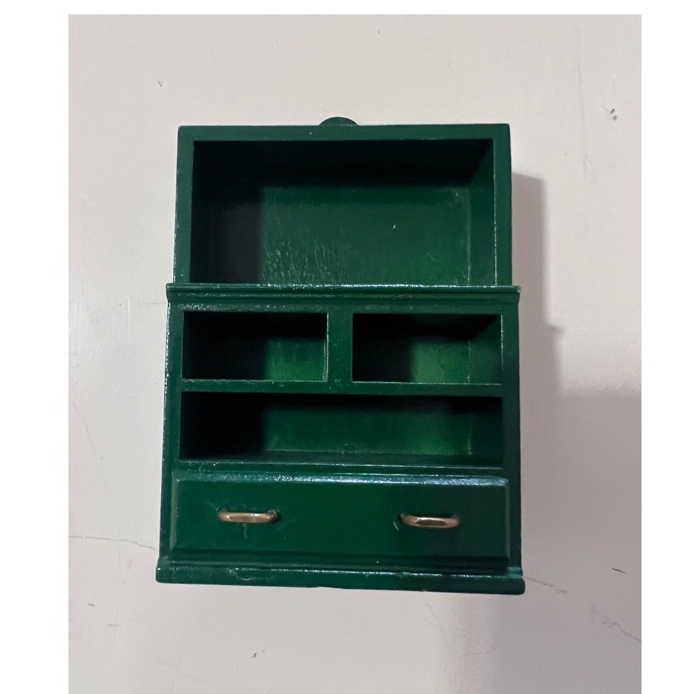 Epoch Sylvania Green Hutch Missing 3 Drawers Replacement Piece vtg 1985